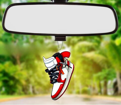 معطر هواء السيارة من روان، حذاء رياضي للنساء والرجال والأطفال - معطرات معلقة للديكور داخل السيارة والمنزل - عبوة من 4 قطع in Kuwait