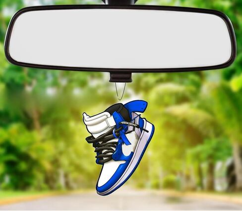 معطر هواء السيارة من روان، حذاء رياضي للنساء والرجال والأطفال - معطرات معلقة للديكور داخل السيارة والمنزل - عبوة من 4 قطع in Kuwait