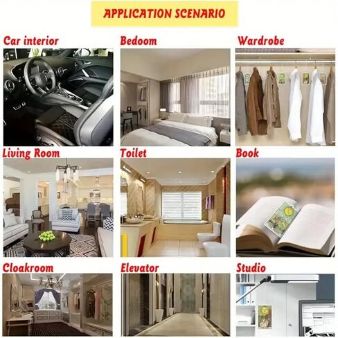 معطر هواء السيارة من روان، حذاء رياضي للنساء والرجال والأطفال - معطرات معلقة للديكور داخل السيارة والمنزل - عبوة من 4 قطع in Kuwait