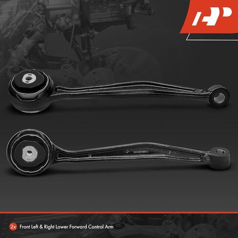 A-Premium 2 x Front Forward Lower Control Arm, with Bushing, Without Ball Joint, Compatible with Cadillac CTS 2014 2015 2016 2017 2018 2019, AWD Only in Saudi Arabia