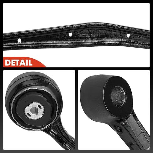 A-Premium 2 x Front Forward Lower Control Arm, with Bushing, Without Ball Joint, Compatible with Cadillac CTS 2014 2015 2016 2017 2018 2019, AWD Only in Saudi Arabia