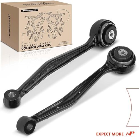 A-Premium 2 x Front Forward Lower Control Arm, with Bushing, Without Ball Joint, Compatible with Cadillac CTS 2014 2015 2016 2017 2018 2019, AWD Only in Saudi Arabia