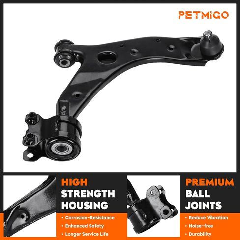Front Lower Left Right Control Arms w/Ball Joints Replacement Suspension Kit for Mazda 3 2004-2009, for Mazda 5 2006-2015 Sway Bar End Links, Tie Rods Ends (10PCS) in Saudi Arabia