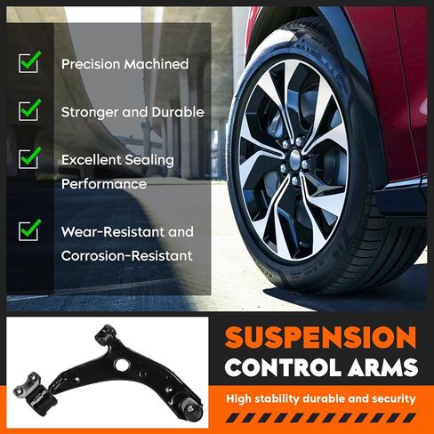 Front Lower Left Right Control Arms w/Ball Joints Replacement Suspension Kit for Mazda 3 2004-2009, for Mazda 5 2006-2015 Sway Bar End Links, Tie Rods Ends (10PCS) in Saudi Arabia