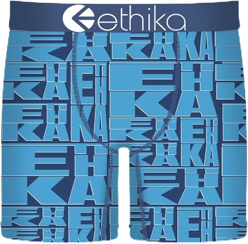 Ethika Men’s Mid Boxer Brief, 4-Way Stretch Performance Underwear - Stacked in Saudi Arabia