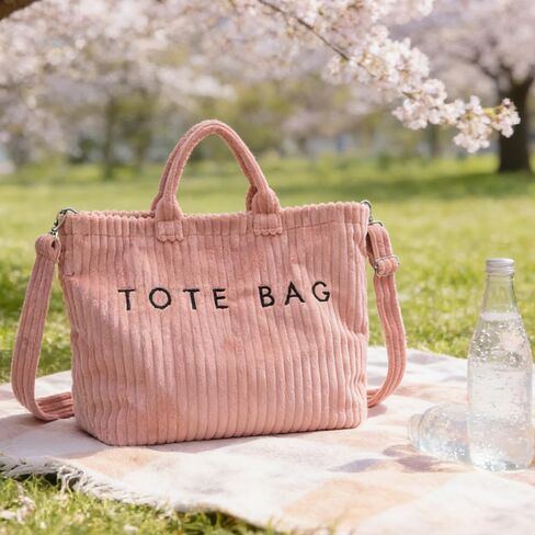 1 Piece Pink Fleece Letter Tote Bag, Casual Handbag, for Women Dating, Shopping, Gift in Saudi Arabia
