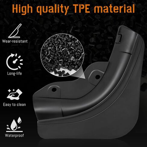 Car Mud Flaps Compatible with for Tesla Model Y Juniper 2025,All Weather Splash Guards,Exterior Accessories for New Tesla Model Y Juniper,No Drilling Required,4PCS in Kuwait