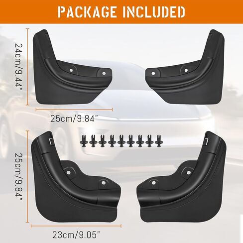 Car Mud Flaps Compatible with for Tesla Model Y Juniper 2025,All Weather Splash Guards,Exterior Accessories for New Tesla Model Y Juniper,No Drilling Required,4PCS in Kuwait