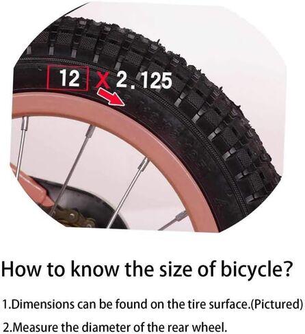 YTKD Training Wheels for Bicycle,Flash Mute Wheel Compatible for Bikes of 12 Inch 1 Pair in Kuwait