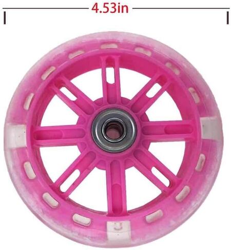 YTKD Training Wheels for Bicycle,Flash Mute Wheel Compatible for Bikes of 12 Inch 1 Pair in Kuwait