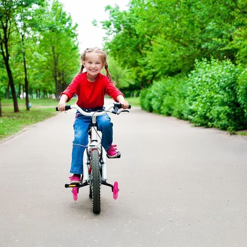 YTKD Training Wheels for Bicycle,Flash Mute Wheel Compatible for Bikes of 12 Inch 1 Pair in Kuwait