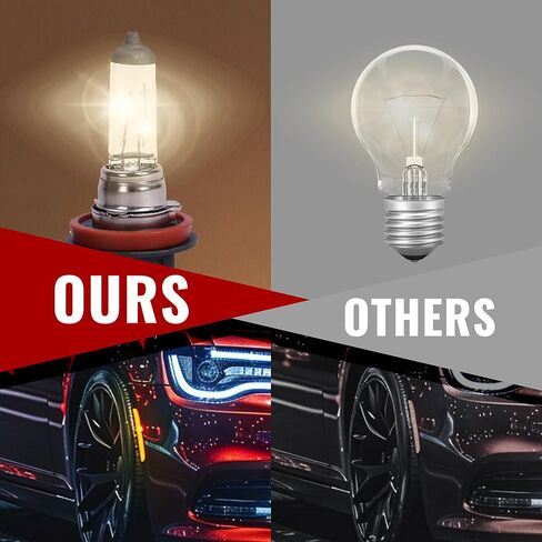 HECASA LED Side Marker Lights Compatible with 2015-2023 Chrysler 300 Replacement for CH2551136 CH2550136 Bumper Signal Parking Lamps 4Pcs Clear Lens Front Yellow Rear Red LED in Saudi Arabia