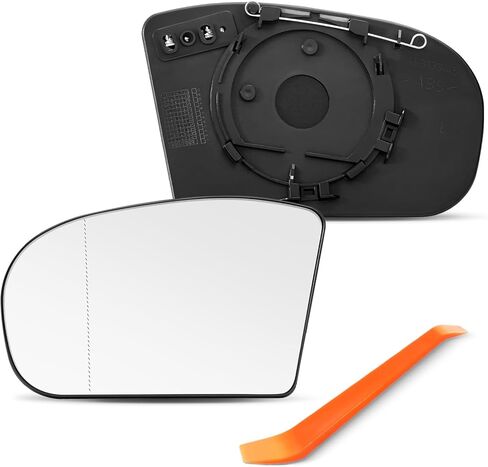 Driver Side Mirror Compatible with 2001-2007 Mercedes Benz C Class W203 C230 C240 C280 C320 C350 C55 AMG, 2003-2006 E Class W211 E320 E350 E500 E55 AMG, Left Side Mirrors, Heated in Saudi Arabia