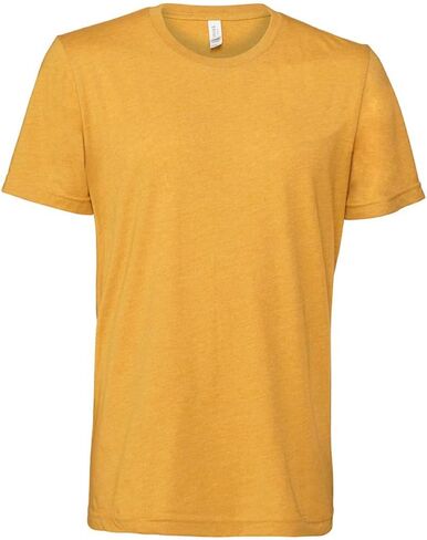 Canvas Unisex Heather CVC T-Shirt Heather Mustard L in Kuwait