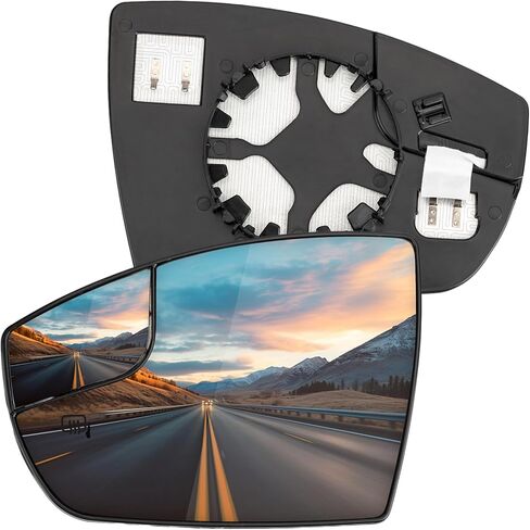 استبدال مرآة جانبية للسائق لسيارة Ford Escape 2013 2014 2015 2016، C-Max Hybrid 2013-2018، C-Max Energi 2013-2017 - زجاج مرآة الجانب الأيسر، زجاج مرايا الرؤية الخلفية مع تسخين الطاقة in Saudi Arabia