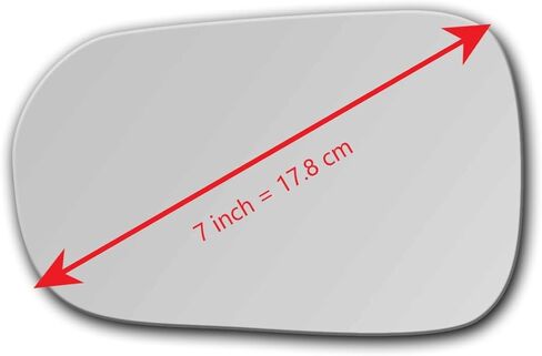 Replacement Mirror Glass with FULL SIZE ADHESIVE for 2002-2006 Acura RSX Driver Side View Left LH in Saudi Arabia