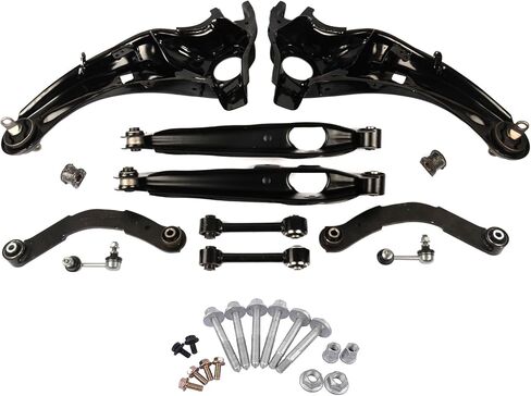 Rear Suspension Trailing Arm Control Arm Sway Bar Kit w/Bolts Replacement for 2007-2016 Jeep Compass Patriot 4WD 5272715AD 5105930AB K641226 K641281 K641868 K750058 in Saudi Arabia