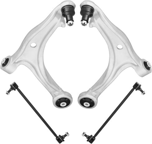 Front Lower Control Arms with Ball Joint for Honda Odyssey 2005 2006 2007 2008 2009 2010 + Sway Bars Link End Suspension Kits D601007 D601008 K750304 4PCS in Saudi Arabia
