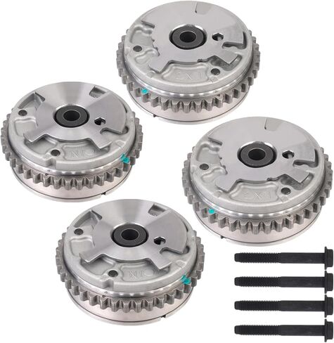 4PCS Intake & Exhaust Camshaft VVT Sprocket Compatible with Chevy Equinox Impala/GMC Canyon Acadia/Cadillac ATS CTS/Buick Enclave 3.0L 3.6L 2006-2017 Replaces # 12624464 12626160 12626161 in Kuwait