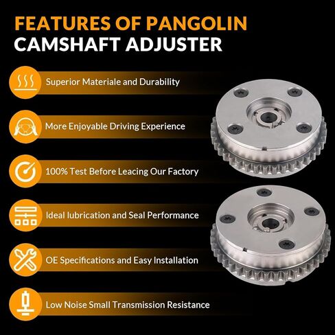 4PCS Intake & Exhaust Camshaft VVT Sprocket Compatible with Chevy Equinox Impala/GMC Canyon Acadia/Cadillac ATS CTS/Buick Enclave 3.0L 3.6L 2006-2017 Replaces # 12624464 12626160 12626161 in Kuwait