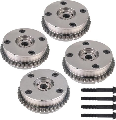 4PCS Intake & Exhaust Camshaft VVT Sprocket Compatible with Chevy Equinox Impala/GMC Canyon Acadia/Cadillac ATS CTS/Buick Enclave 3.0L 3.6L 2006-2017 Replaces # 12624464 12626160 12626161 in Kuwait