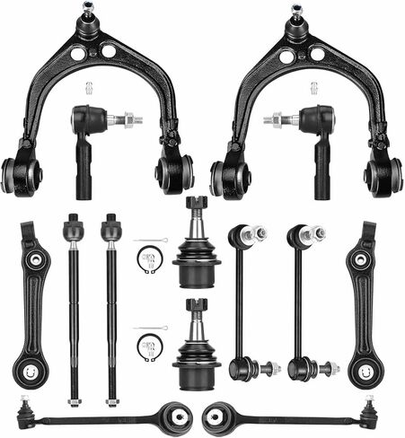 RWD Front Suspension Kit Lower and Upper Control Arm kit Fit for 2006-2010 Charger 2005-2010 Chrysler 300 2008-2010 Dodge Challenger, Fit for Magnum 2005-2008 K620177 K620178 K620258 K620257-14 pcs in Kuwait