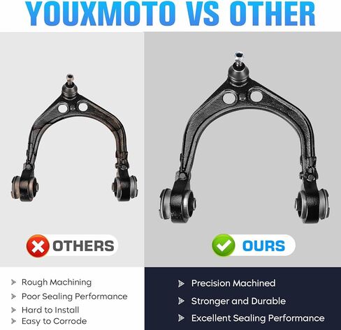 RWD Front Suspension Kit Lower and Upper Control Arm kit Fit for 2006-2010 Charger 2005-2010 Chrysler 300 2008-2010 Dodge Challenger, Fit for Magnum 2005-2008 K620177 K620178 K620258 K620257-14 pcs in Kuwait