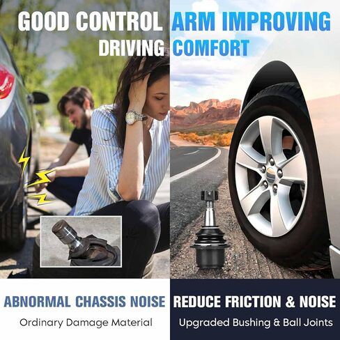 RWD Front Suspension Kit Lower and Upper Control Arm kit Fit for 2006-2010 Charger 2005-2010 Chrysler 300 2008-2010 Dodge Challenger, Fit for Magnum 2005-2008 K620177 K620178 K620258 K620257-14 pcs in Kuwait