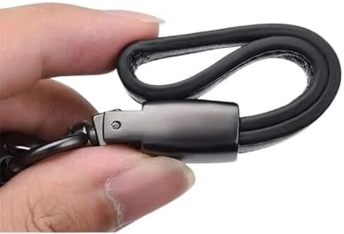 Premium Leather & Metal Keychain – Fits Royal Enfield Motorcycles | Durable & Stylish Bike Accessory in Saudi Arabia