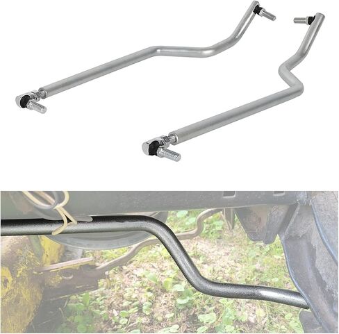 KUAFU Pair Steering Drag link Tie Rod Compatible with John Deere L100 L105 L107 L108 L110 L111 L118 L120 L130 G110 Tie Rod Set Draglink Steel Replacement for GY20491 GY20492 in Saudi Arabia