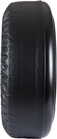 غطاء إطار صلب متوافق مع سيارة هامر H3-33 (وجه بلاستيكي وشريط فينيل) من بوميرانغ - أسود مزخرف in Kuwait