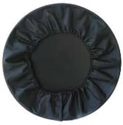 غطاء إطار صلب متوافق مع سيارة هامر H3-33 (وجه بلاستيكي وشريط فينيل) من بوميرانغ - أسود مزخرف in Kuwait