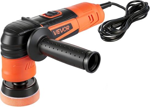 VEVOR Car Buffer Polisher, 1.2"/2"/3" Rotary Polisher Buffer, 600W 6 Variable Speeds 1000-4500RPM Car Polisher Waxer Kit for Cars Detailing, Waxing, Polishing, Scratch Removal in Saudi Arabia