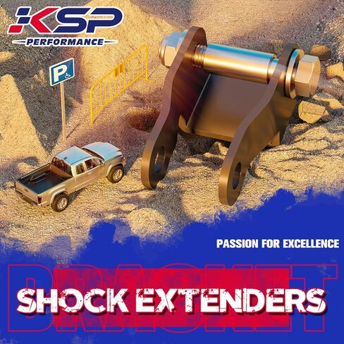 KSP 4"-6" Shock Extenders Fit Silverado Sierra 1500, Shock Extension Kit for 1999-2006 Chevy Silverado GMC Sierra 1500 All Cabs, Rear Lowering Shock Mount Drop Shock Brackets in Saudi Arabia