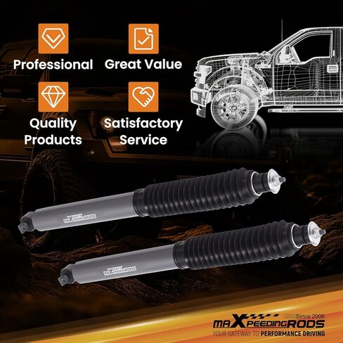 صدمات أمامية maxpeedingrods 1-3 بوصة لسيارة جيب شيروكي XJ Wrangler TJ 1984-2006، إصدار G1 in Kuwait