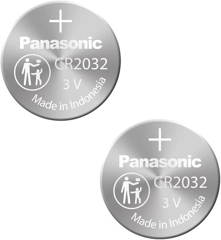Panasonic CR2032 Battery (2 Pack), Lithium Coin Cell, 3V in Saudi Arabia