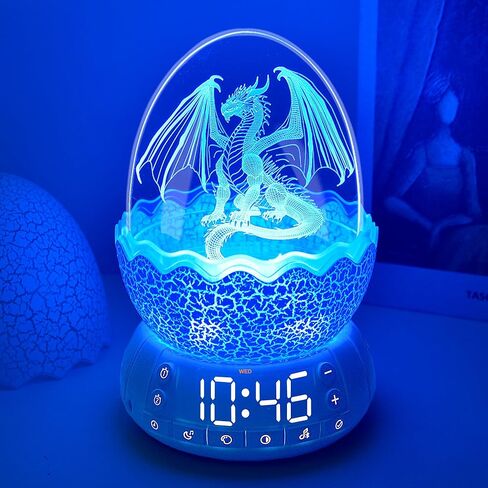 ضوء ليلي التنين للأطفال، ألعاب التنين 16 لون إضاءة LED للديكور لغرفة النوم، مع وظيفة التحكم عن بعد/اللمس/التوقيت، هدايا التنين لعيد الميلاد وعيد الميلاد للأولاد/البنات/الأطفال in Kuwait