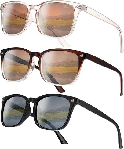 JATEBI Polarized Sunglasses for Women Men Classic Retro Sun Glasses UV400 Protection in Saudi Arabia