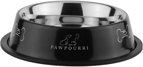 مجموعة من أوعية إطعام الماء والطعام المضادة للانزلاق، عبوة مكونة من وعاءين من الفولاذ المقاوم للصدأ للحيوانات الأليفة باللونين الأبيض والأسود، سعة كل منهما 23.66 أونصة سائلة in Kuwait