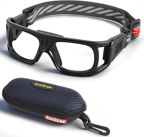 Sports Goggles Glasses Men Racquetball Basketball Football Eyewear Protective Glasses Shock Collision Lens Replaceable in Kuwait