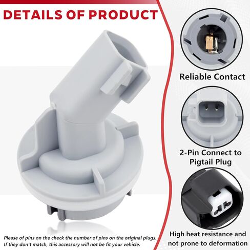 Rear Turn Signal Light Socket Indicator Lamp Base with Wire Harness Fit for Focus MK2 Prefacelift 2004-2008 Replace #4M5A-13K370-BA 1345075 in Kuwait