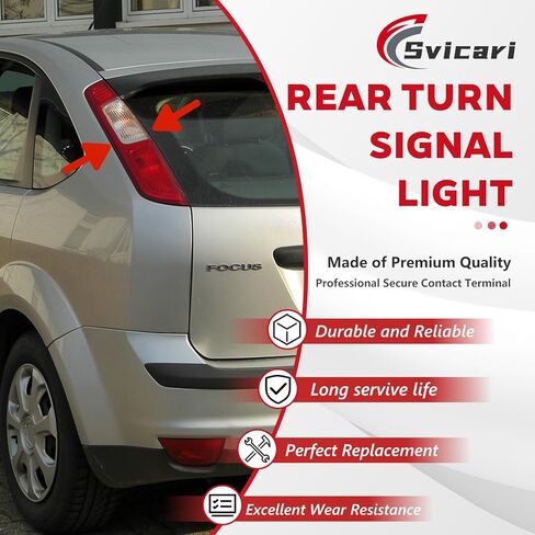 Rear Turn Signal Light Socket Indicator Lamp Base with Wire Harness Fit for Focus MK2 Prefacelift 2004-2008 Replace #4M5A-13K370-BA 1345075 in Kuwait