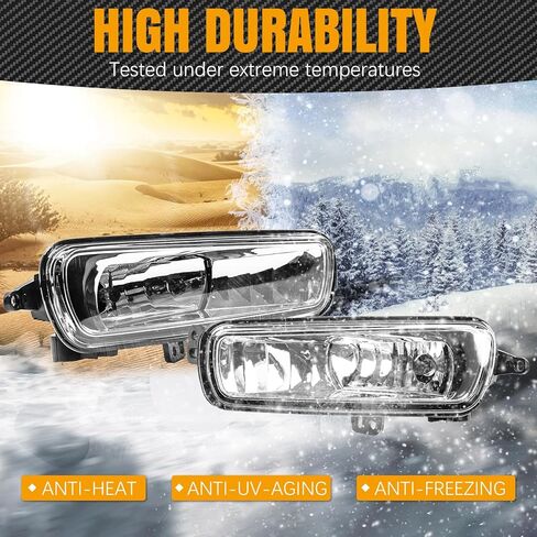 Fog Lights Compatible with Ford Focus S SE ST Titanium 2015-2018/ Focus SEL 2017-2018 F1EZ15200A F1EZ15201A Clear Lens Front Bumper Driving Fog Lamp Accessories in Saudi Arabia