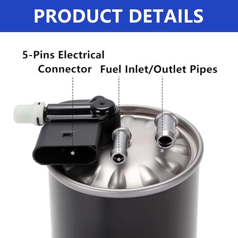 WK 820/15 Fuel Filter - Fit for Mercedes Benz E350 GL350 ML350 R350 2010-2014 Freightliner Sprinter 2500 3500 2010-2021 - Replaces WK820/15, WK 820/6, WK 820/7 in Kuwait