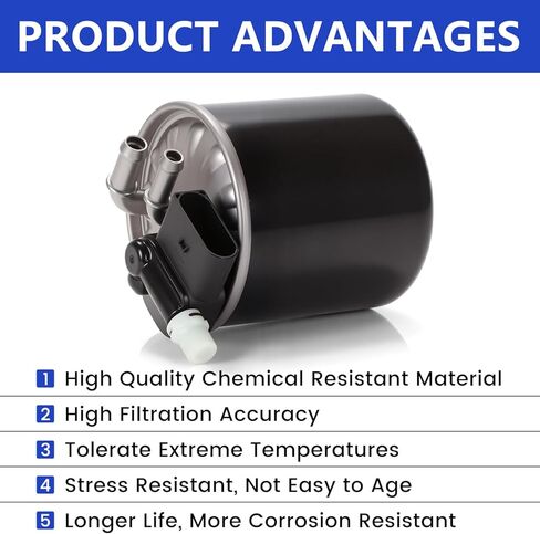 WK 820/15 Fuel Filter - Fit for Mercedes Benz E350 GL350 ML350 R350 2010-2014 Freightliner Sprinter 2500 3500 2010-2021 - Replaces WK820/15, WK 820/6, WK 820/7 in Kuwait