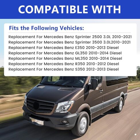 WK 820/15 Fuel Filter - Fit for Mercedes Benz E350 GL350 ML350 R350 2010-2014 Freightliner Sprinter 2500 3500 2010-2021 - Replaces WK820/15, WK 820/6, WK 820/7 in Kuwait