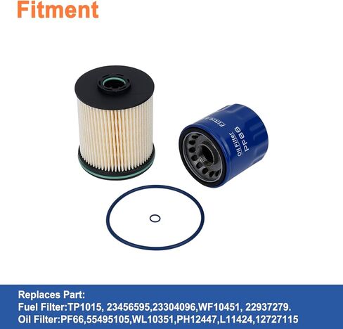 Oil Fuel Filter Engine Cabin Air Filters Kit(4 PCS).Replaces Part # PF66 TP1015 A3244C 13508023.Compatible with 20-23 Chevy Silverado 1500, Suburban, Tahoe.GMC Sierra, Yukon XL 3.0L Diesel in Saudi Arabia