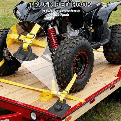 4 عبوات مرساة ربط للأسفل للشاحنة شديدة التحمل من ملحقات الشاحنة متوافقة مع 2015-2025 Ford F150 F250 F350 استبدال # FL3Z-99000A64-B & FL3Z-9928408-AB in Kuwait