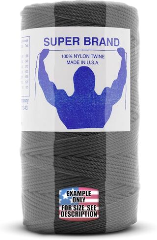 Tarred (Black) Nylon Twine, Twisted. Size #18, 1/4 lb 1-Pack in Saudi Arabia