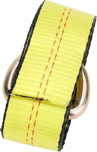6PCS 2 Inch x 8.2 Ft Lasso Tow Strap with D Ring, 10,000Lbs Load-Bearing Auto Tie Down Straps, D Ring Wheel Lift Straps Tow Truck Straps for Trailer Tow Truck in Kuwait